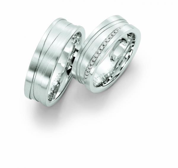 Trauringe Weissgold von Fischer 06 05379/070